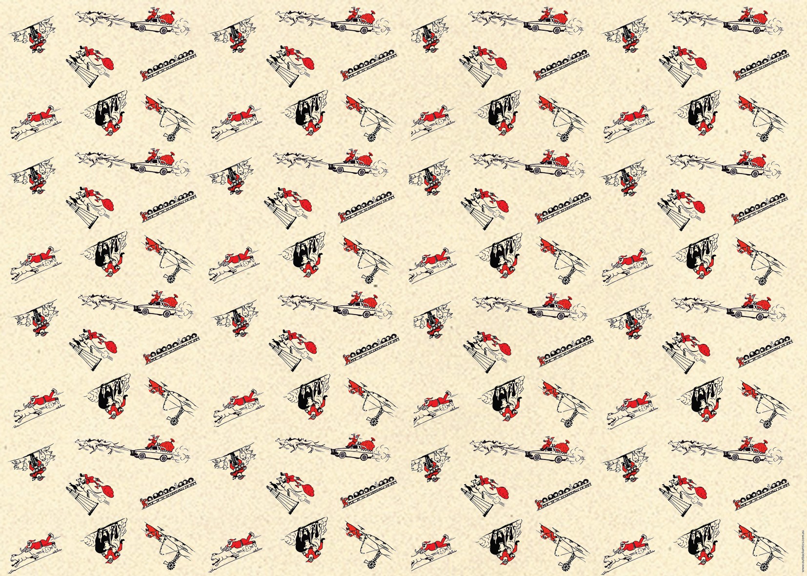 Christmas Wrapping paper x 10 sheets